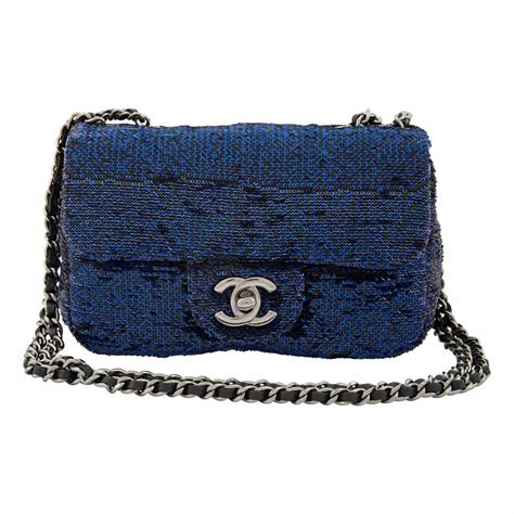 chanel moonlight on water extra mini flap bag|chanel flap pattern.